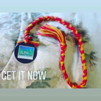 My LIFE Matters Anglefire braided Keychain